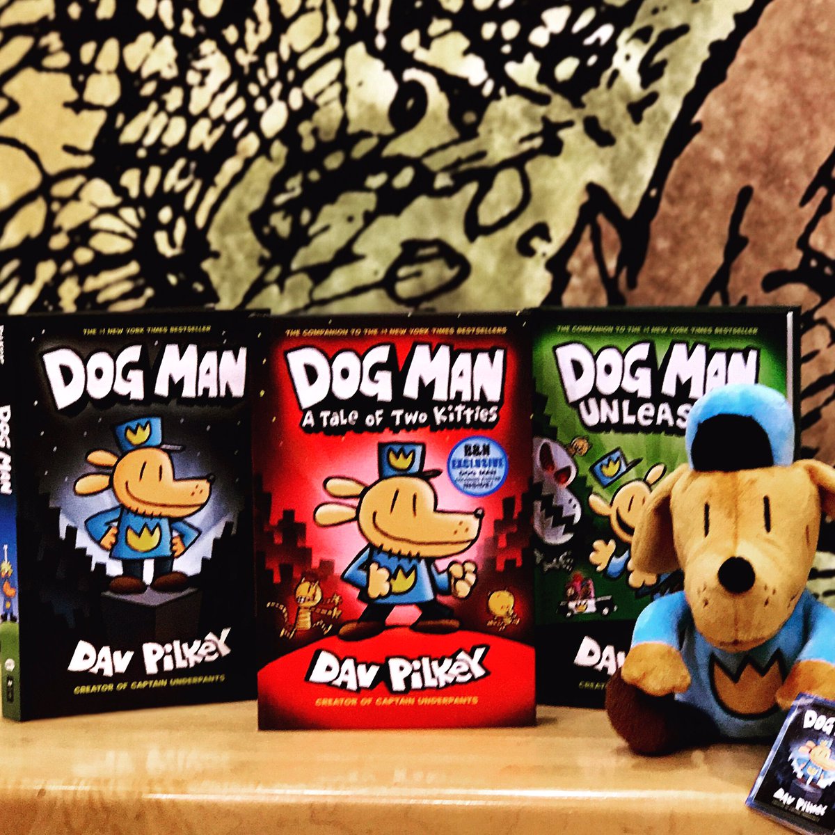 BNStCloud's tweet photo. He's #PartDog, #PartMan & #AllHero! Check out #DogMan A Tale of Two Kitties Today!!! #BNStCloud #DavPilkey https://t.co/FSdnDMlT9O