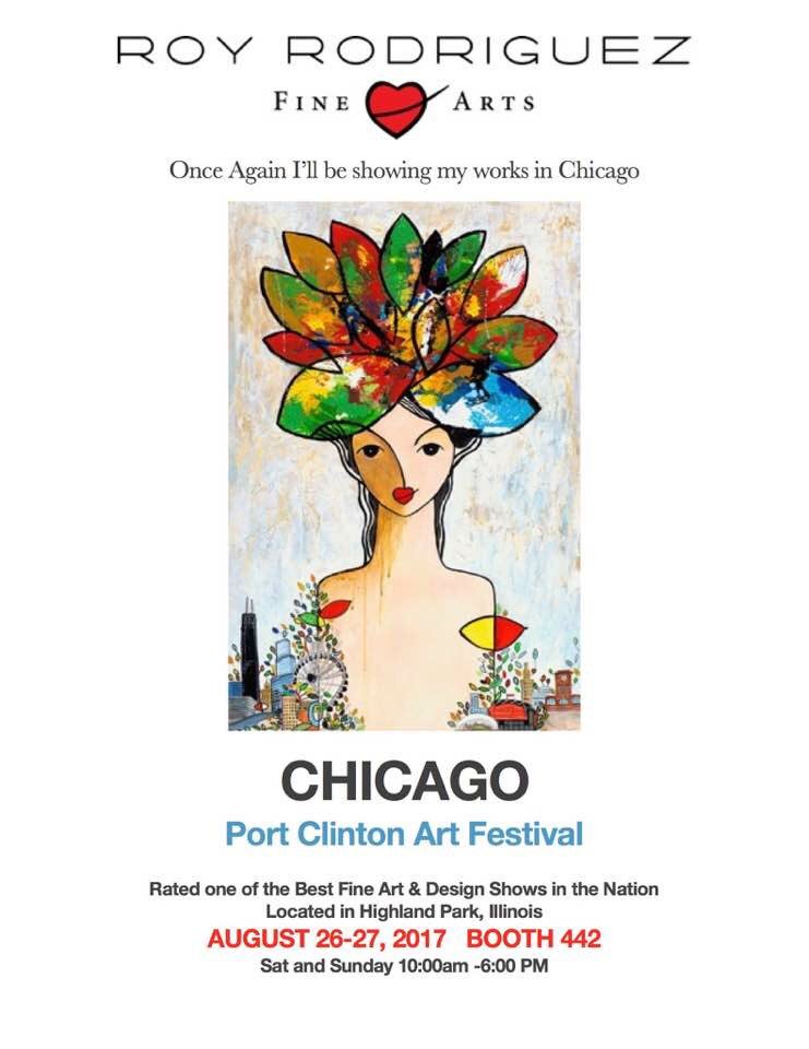 Roy Rodriguez (@royrodriguezart) on Twitter photo <a href="/RoyRodriguezart/">Roy Rodriguez</a> is back in #Chicago from #Miami to the #PortClinton Art Festival at Highland Park. Stop by booth 442 to see my #art #arte <a href="/RoyRodriguezart/">Roy Rodriguez</a> is back in #Chicago from #Miami to the #PortClinton Art Festival at Highland Park. Stop by booth 442 to see my #art #arte