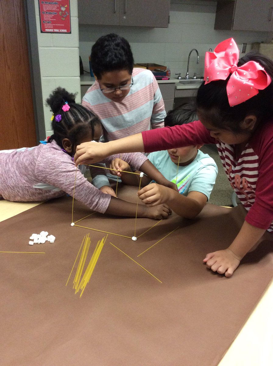 JDaMorePT's tweet photo. Team building with a Marshmallow Meltdown challenge! #PTpride #D56Achieves https://t.co/ECiqLeLXCd