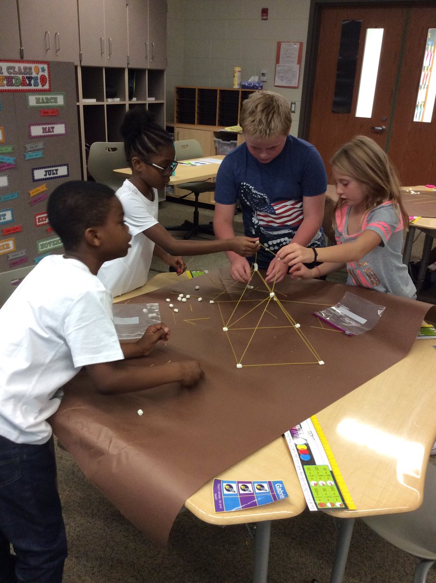 JDaMorePT's tweet photo. Team building with a Marshmallow Meltdown challenge! #PTpride #D56Achieves https://t.co/ECiqLeLXCd