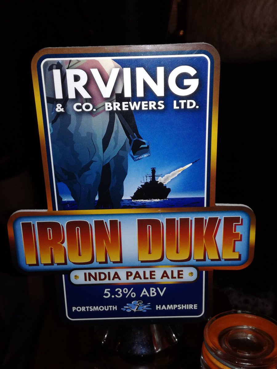 Iron duke from @IrvingBrewingCo  in south sea village, lovely @leeblease @TEAMDIFH @TeamRN1 @AnthonyHeys @miabcleethorpes @BottleshopCT9