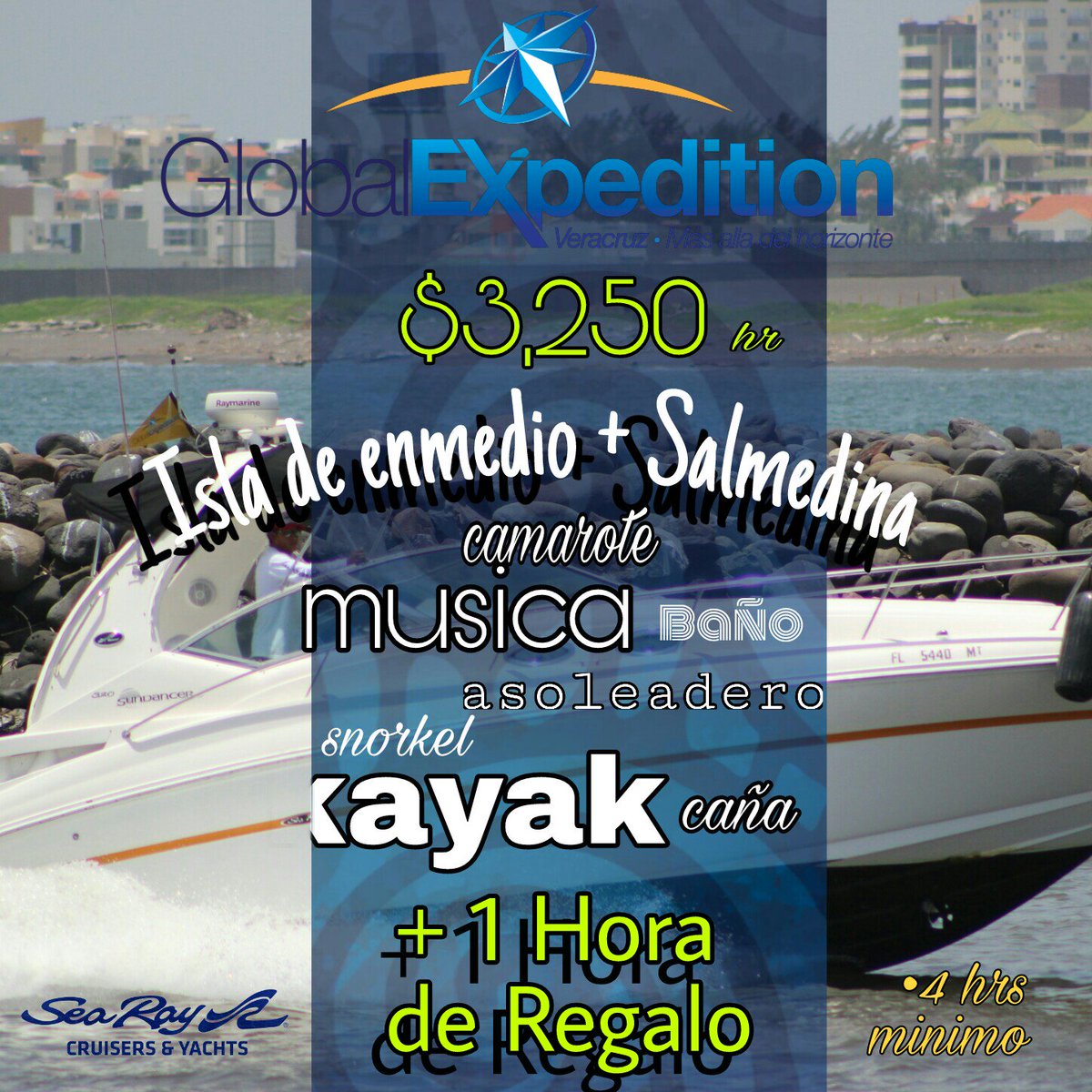 GlobExpedition's tweet photo. Visita veracruz y disfruta de un viaje por mar o tierra,somos  expertos en charters #DiaNaranja #Veracruz #BocaDelRio  #FelizViernes https://t.co/kP4nG5ISkO