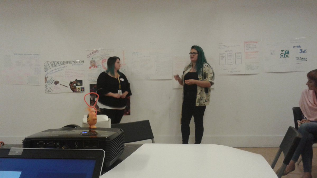 SYPCHamOnt's tweet photo. @GoodShepherdHam @GS_AngelasPlace Young Parent Peer Support workers on all the ways they engage young woman/families! @CYMH_ON https://t.co/dIeg39Z46n