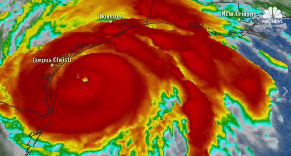 BREAKING: Hurricane Harvey upgraded to Cat. 3 hurricane.