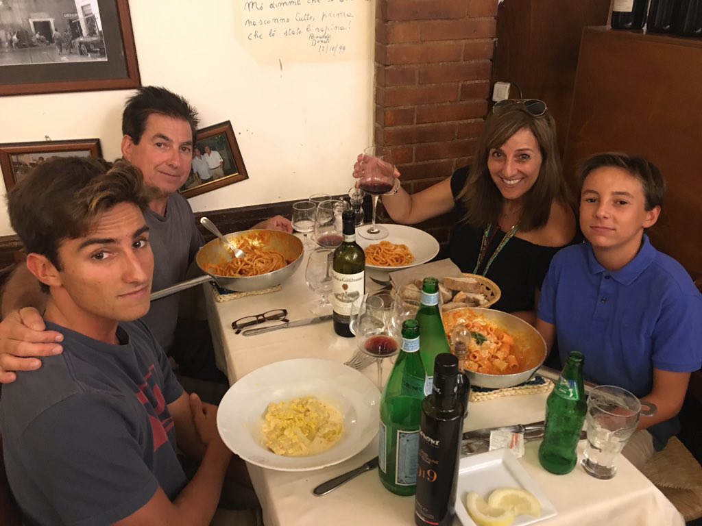 RickBuchta's tweet photo. #finalsupper with sammy @JohnCabotRome #lifeexperince @usc ttp #rome #italy https://t.co/gOihmmGEPL