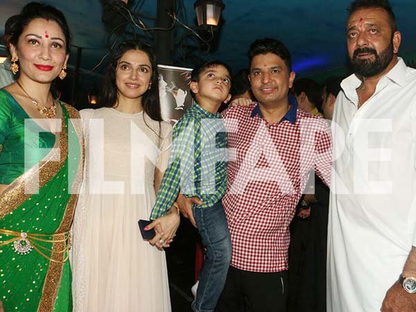 imdaugherty's tweet photo. #NayiSoch Photos: Sanjay Dutt and Maanyata Dutt celebrate Ganesh Chaturthi with team Bhoomi https://t.co/doRrFcLU2U https://t.co/fUUFsO5jM6