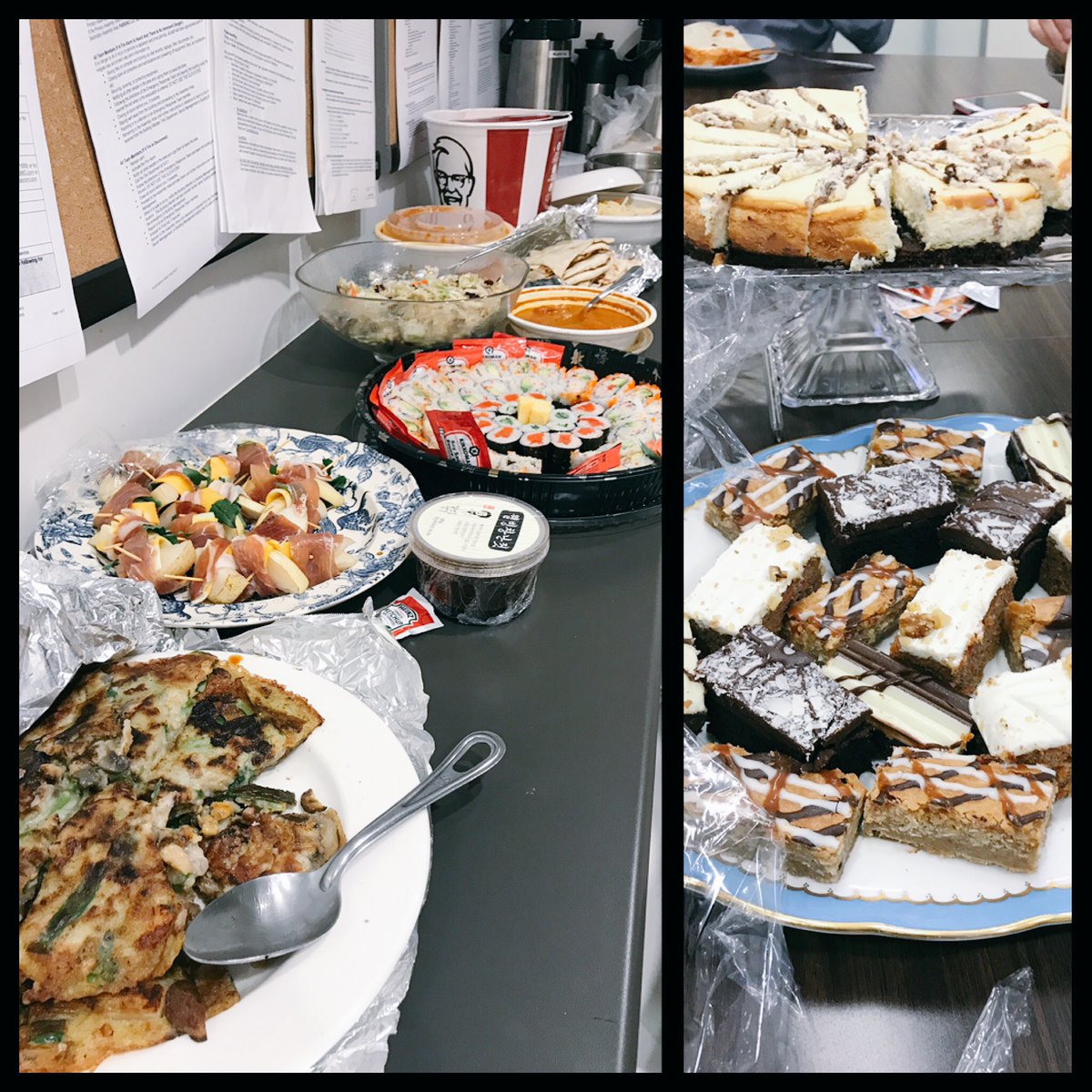 mkambo88's tweet photo. Bon Appetit! @BMO Park Royal team celebrating the diversity across our extended team through food! #SummerPotluck https://t.co/ObDMQAa1da