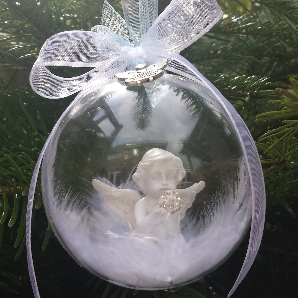 Finished this little beauty today 💜 #HandmadeHour #angels #craftbuzz #Christmas