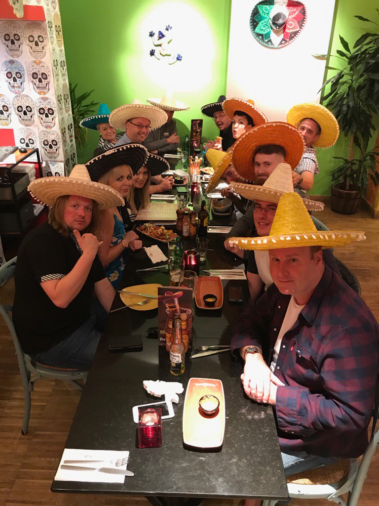 Post Airshow meal for the team tonight!