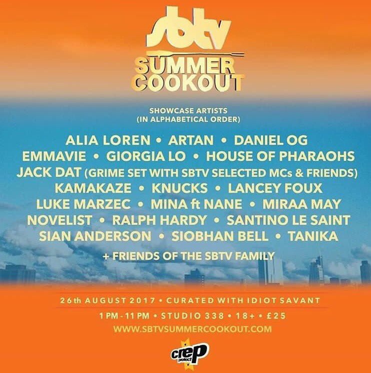 Last year I was watchin the show from the crowd n tomorrow I'll be on stage #nodaysoff 🙏🏾

Come show support tomorrow at the <a href="/SBTVSumCookout/">SBTV Summer Cookout</a>