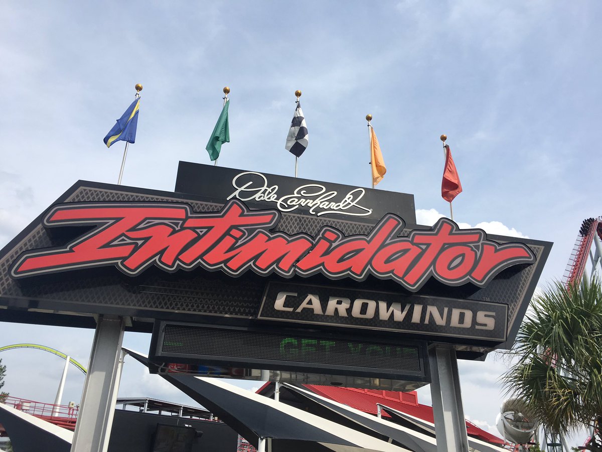 RikiRachtman's tweet photo. What !!!!! A Dale Earnhardt Roller coaster? I can't say no. wait can I ? https://t.co/ttakwyIV96