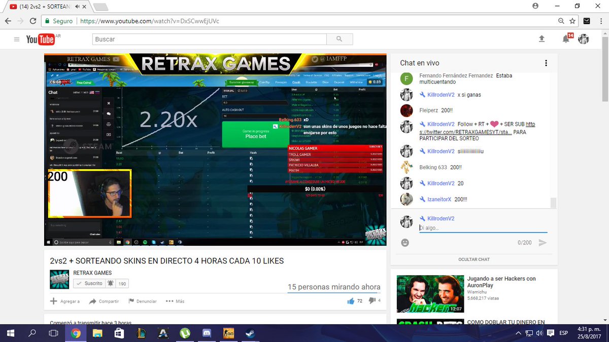 luucaas01x's tweet photo. @RETRAXGAMESYT FELICIDADES RETRAX 150 SUBS EN 2 DIAS!!!! https://t.co/AjvKYyXauz