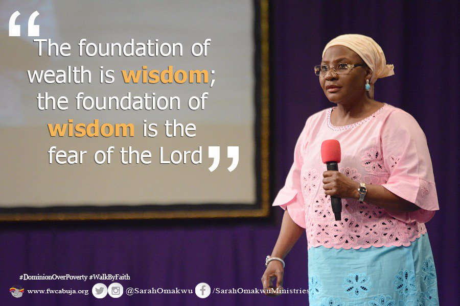 SarahOmakwu's tweet photo. A healthy fear of God is a healthy consciousness of consequence.
#PrayerMeeting #HowToCreateWealth #DominionOverPoverty #WalkByFaith https://t.co/pufEqnefWB