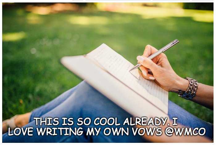 RofficiantsR4u's tweet photo. HAVE IT THE WAY YOU WANT NOW MORE THAN EVER. WRITE YOUR OWN VOWS. https://t.co/2iCjloJ1En 
#Vows #WritingMyOwnVows #WritingVows #OurCeremony https://t.co/8PYiFvAzpK