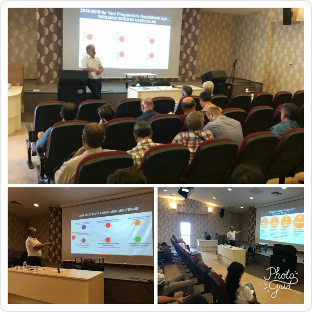 Güncellenen / Yenilenen Müfredat Çalışmalarına yönelik bilgilendirme eğitim toplantılarımiz devam ediyor.