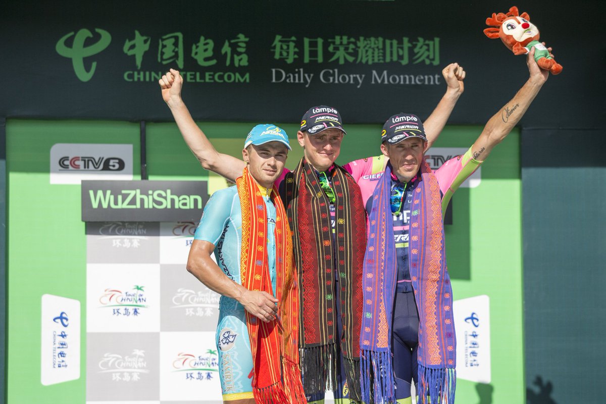 tourhainan's tweet photo. First Lutsenko, and now Matej Mohoric, taking his first Grand Tour victory at #LV2017 after finding success at #TOH2016. Congrats! https://t.co/TByoBnziLX