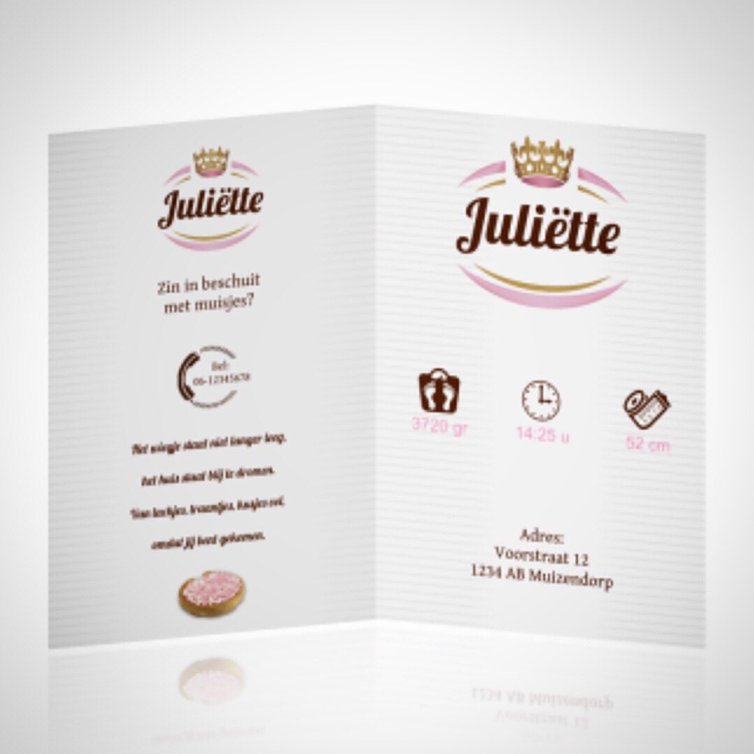 Kaarten_studio's tweet photo. Wat vinden jullie van dit #geboortekaartje? Een originele uitnodiging om #beschuit met #muisjes te komen eten. Welkom in webshop! https://t.co/LCbB0bEcjp