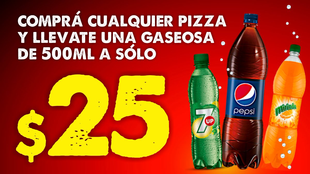 FabricaPizzasok's tweet photo. Mejoramos la calidad de nuestros productos.¡Disfrutá nuestras #muzzas llevando 3 a $35 c/u! Sumale 1 Pepsi https://t.co/dsjxgTXZY5