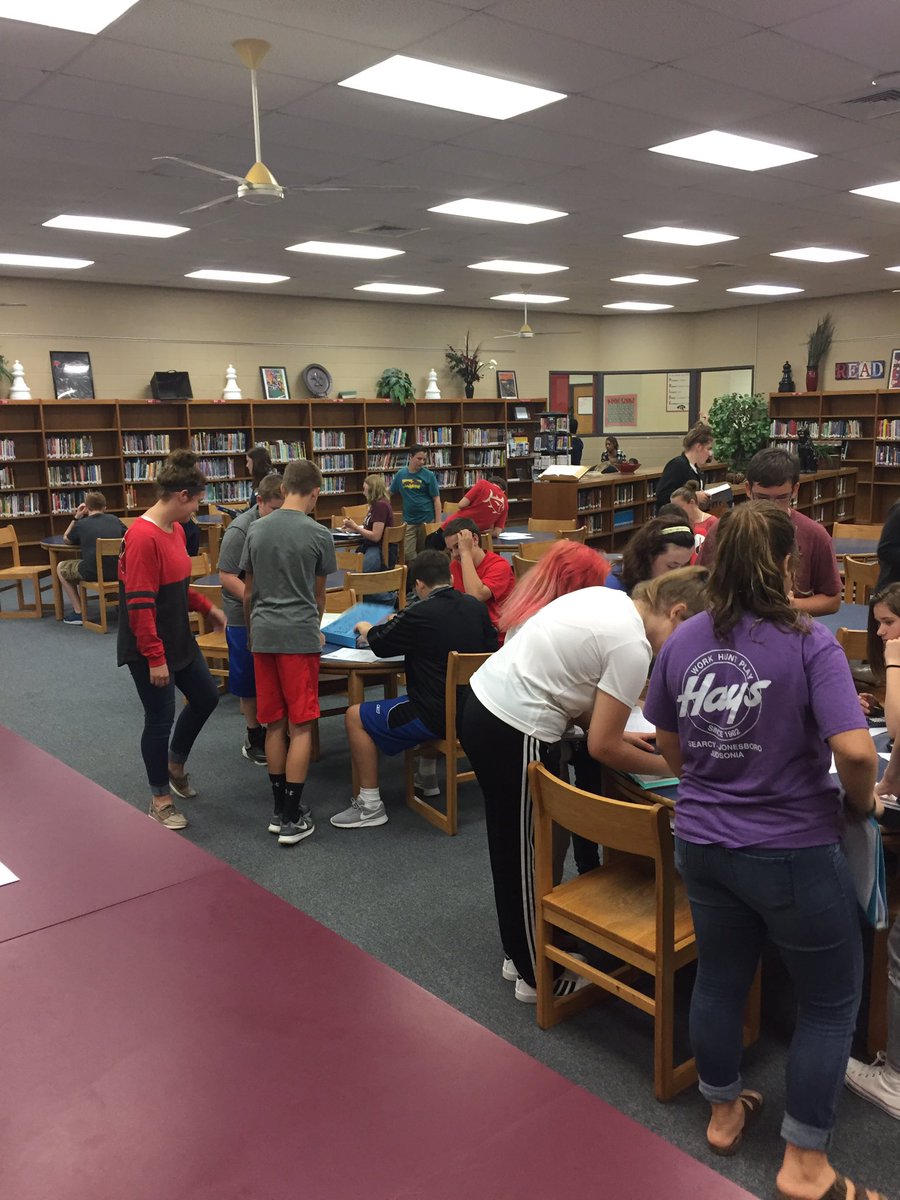 CJHSPanthers's tweet photo. SHOUT OUT to @ms_zimmerman for creating a great scavenger hunt/workshop for her kids to practice The Number System #movingandlearning https://t.co/XGlO4QqWuw