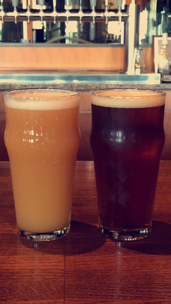 PortsideCLE's tweet image. For #FreshTapFriday we have 2 new releases! High Tide Hefeweizen and Oktoberfest for $1 off today in our pub