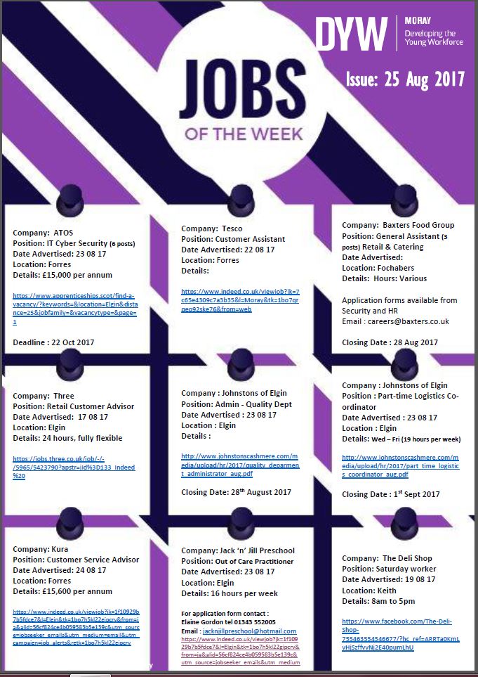 Elgin moray jobs Elgin moray jobs