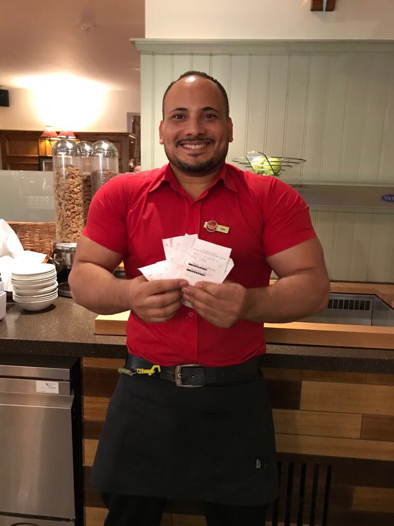 After a quiet night alaa still managed to sell £71.55 by upselling drinks and desserts by the table.. well done 💪🏻 <a href="/MarkCash15/">Mark Cash</a> <a href="/WeAreSUGM/">WeAreSUGM</a>