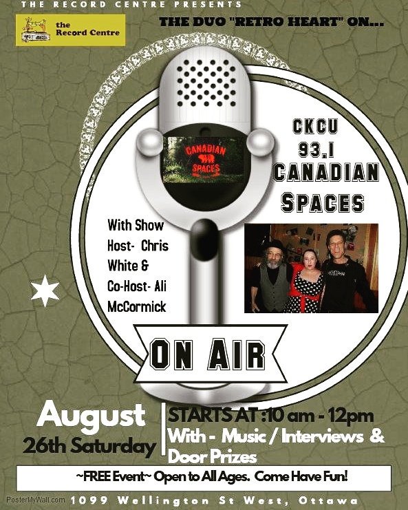 NatalieLamour8's tweet photo. Drop on By or listen in on 93.1 CKCU FM. #livemusic #Jazz/FolkExperience#SupportLocalMusicShows#CKCU #canadianSpaces https://t.co/8IVHRT0PY4