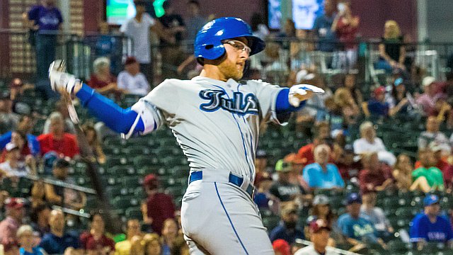 MiLB's tweet photo. Tulsa's Beaty (#Dodgers) named MVP, Springfield's Hudson (#STLCards) top pitcher as Texas Lg announces awards: https://t.co/kFaozYCQiJ https://t.co/fXbZ2Mr1oA