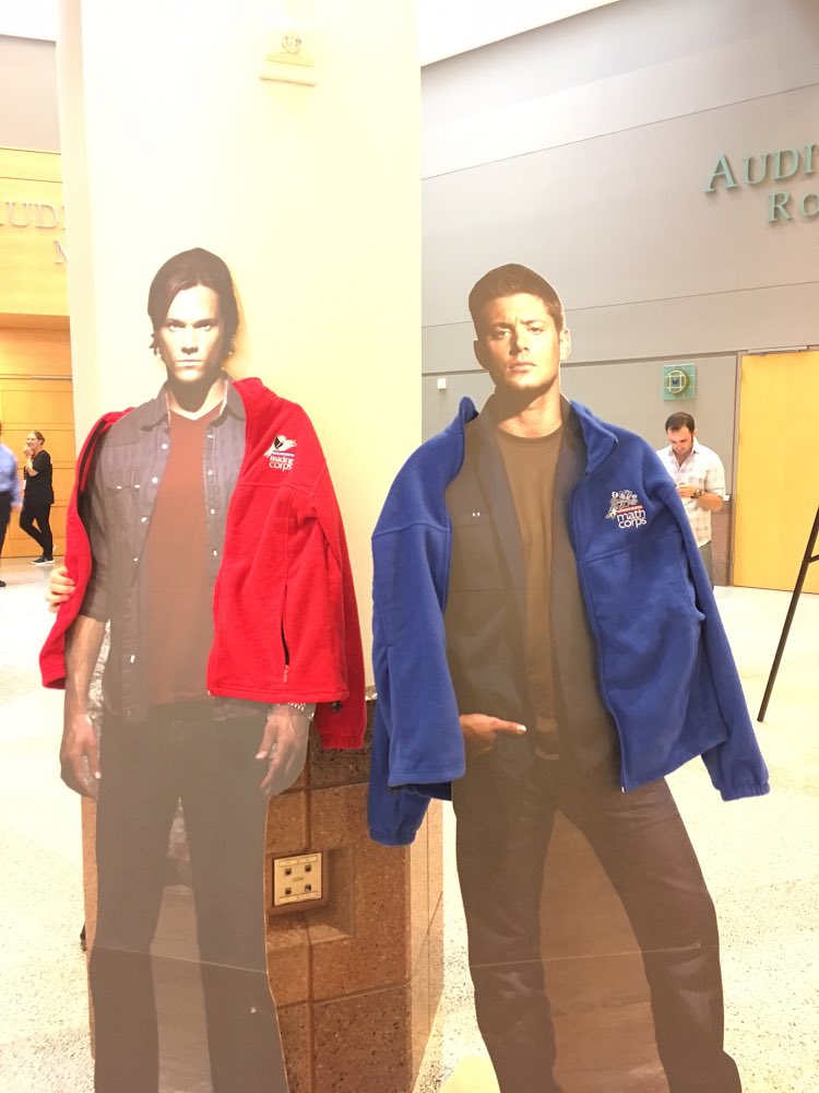 math_corps's tweet photo. When Institute overlaps with a Supernatural convention... #spnminn #mathcorpsworks https://t.co/yy5wssdeM5
