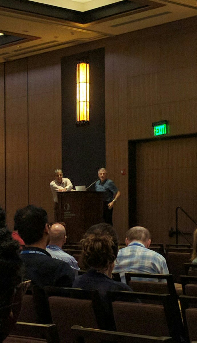 scientingineer's tweet image. @kleinrock  was here!!! #SIGCOMM2017