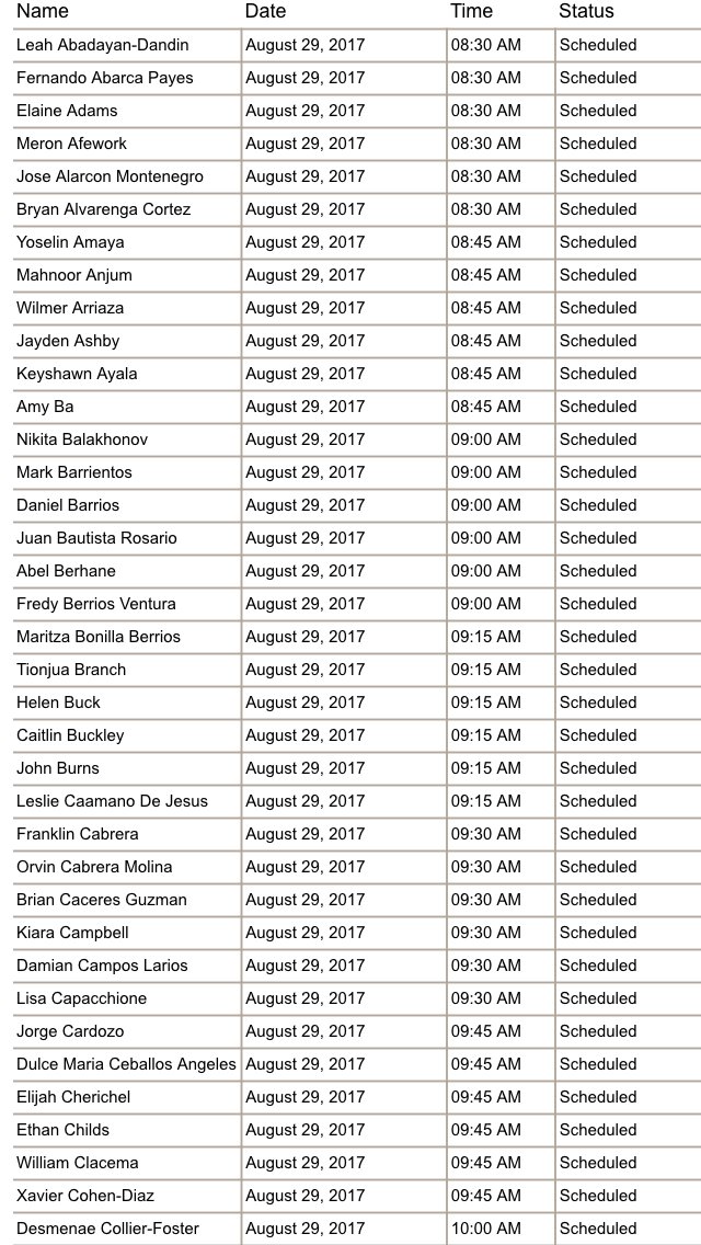 AEHS2018's tweet photo. 🚨🚨 NEW SENIOR PORTRAIT MAKEUP DATES!! 🚨🚨 If your name isn't here, check out my other post! Please try to make it to yours! https://t.co/0apsMRLATE