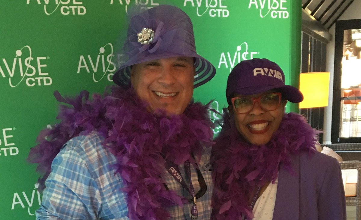 AWIRGROUP's tweet photo. Sharing #AWIR at #RAL meeting in #NewOrleans 25-27 Aug 2017 Dr Melton dons cap with help from M Pullano #CrescendoBio for #WomeninRheum. https://t.co/55OGASl1OA