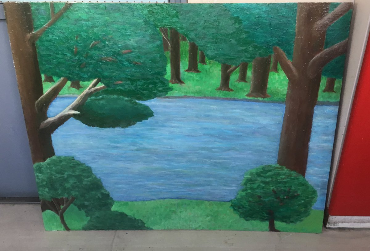hatonosuk's tweet photo. 初油絵の具🎨 https://t.co/Pk3NCn604f
