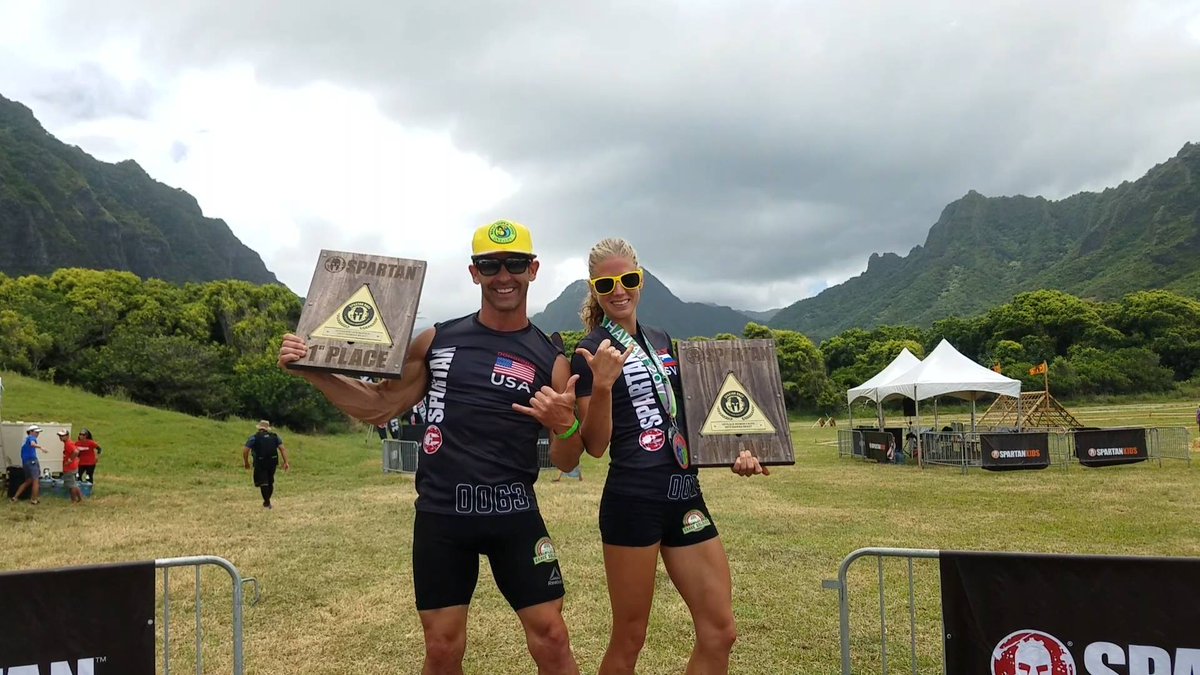 SpartanRace's tweet photo. Spartans know the price of grit. That's why Rea Kolbl &amp; @kdonoghuelives heal with @bravesldier for peak performance. https://t.co/JHsduZd5qu https://t.co/LenIulPgFg