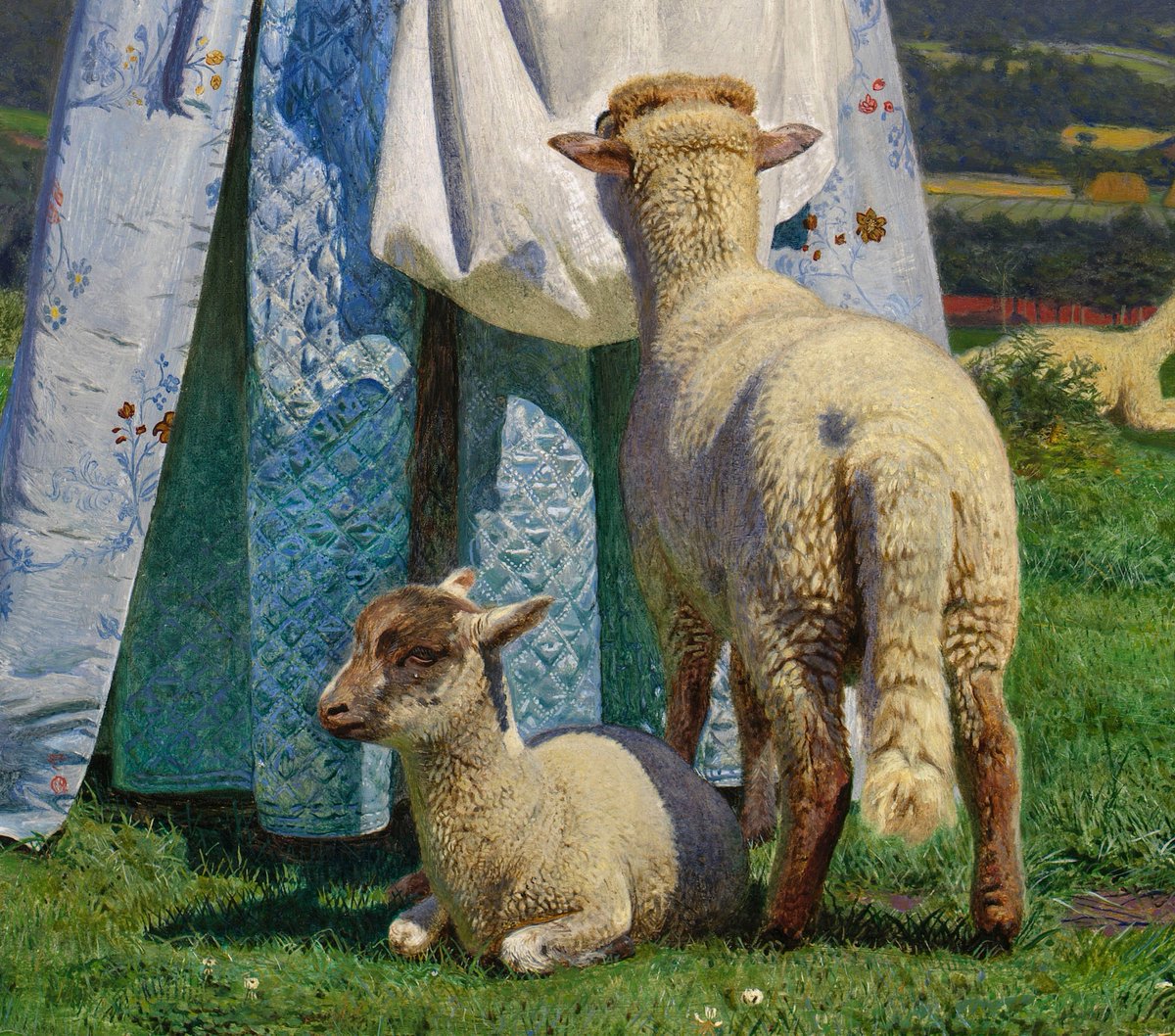 Tranquilla On Twitter Ford Madox Brown Pretty Baa Lambs