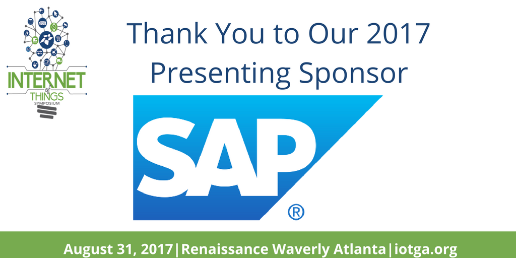 Paradox_Chic's tweet photo. RT thecarolinedunn "RT IoT_GA "Thanks to our 2017 IoT Symposium Presenting Sponsor SAP #IoTGA #tagonline Regis… https://t.co/YESRfYFqWz""