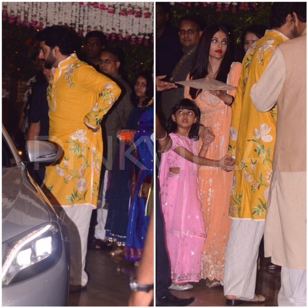 imdaugherty's tweet photo. #NayiSoch Photos : Aishwarya Rai Bachchan and Abhishek Bachchan attend celebrations hosted by Ambani family https://t.co/4LVwWFM8Du https://t.co/cNk8a145xU