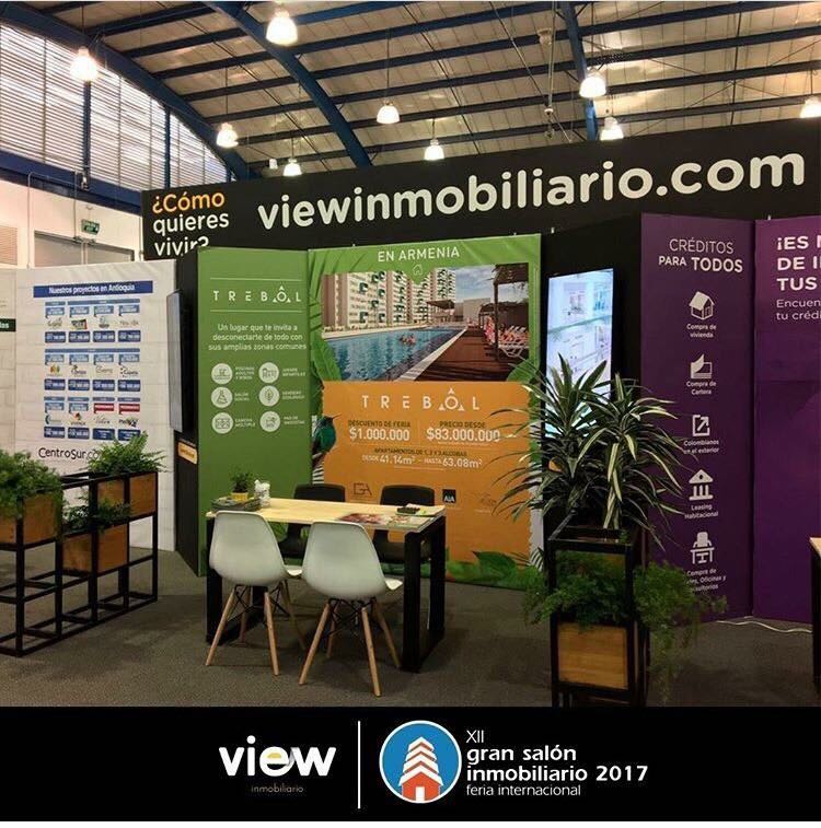 ZonaTrebol's tweet photo. #AEstaHora | Participamos en el #GranSalónInmobiliario2017 con nuestro proyecto @ZonaTrebol. Visítanos: pabellón 4, stand 503A. #Trébol ☘️ https://t.co/1lHyhDzsXW