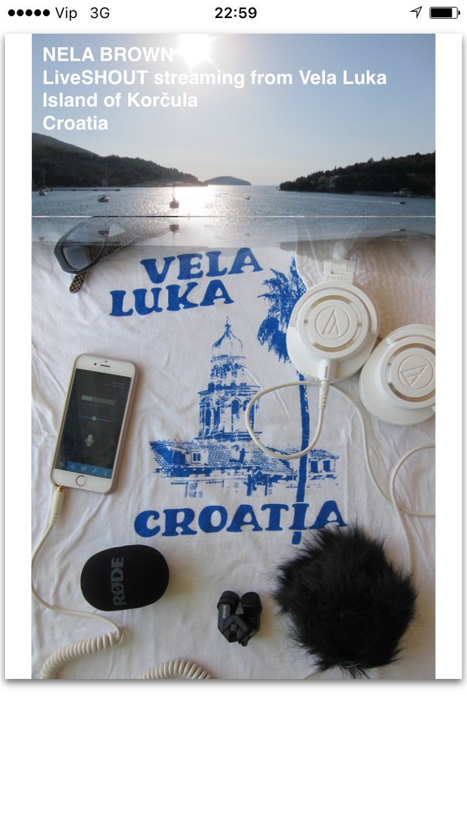 _FLOrchestra's tweet photo. @voicesoundtext (Kardamyli, Greece), @nelabrown (Vela Luka, Croatia), streaming soundscapes using LiveSHOUT and i-XY @rodemics ... https://t.co/IqqLafvMFc