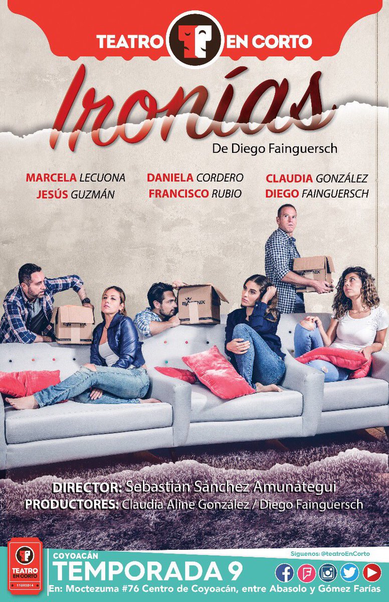 Ironiastc's tweet photo. Hoy en @TeatroEnCorto vengan al Foro 3 @Ironiastc actuaciones de @danycorderoo @FranciscoRubio_ a partir de las 8pm https://t.co/NHyN4QFKVM