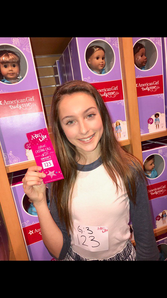 AshleyLanzoni's tweet photo. 💖 Great morning @AmericanGirl store in NYC yesterday. Super fun audition for #TeamAGLife !!! #AshleyLanzoni https://t.co/nSNs8jK6SM