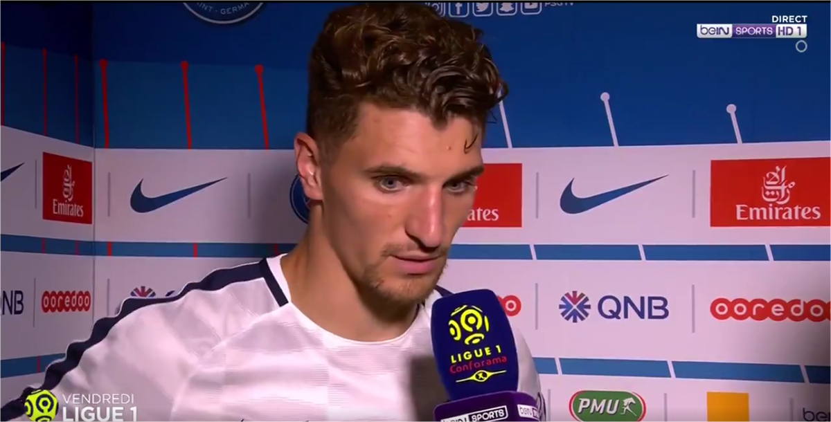 ActuFoot_'s tweet photo. Meunier : "Le PSG de cette année est là pour tout rafler." (@beinsports_FR) https://t.co/4TqWbzzZYa