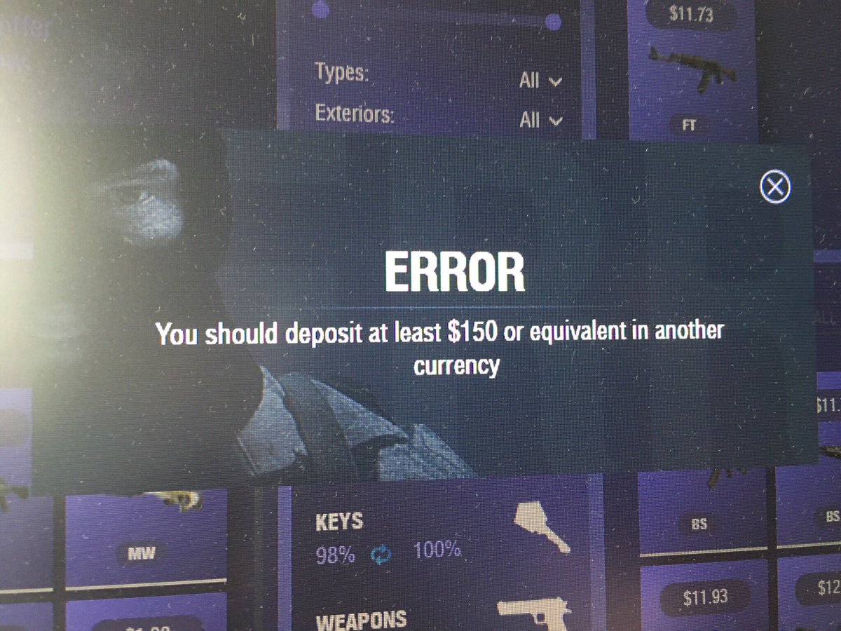 itssamthompson's tweet photo. @m0E_tv Fair enough XD think I may have been scammed. Comes up with an error when I try to withdraw. https://t.co/hxO48541DI