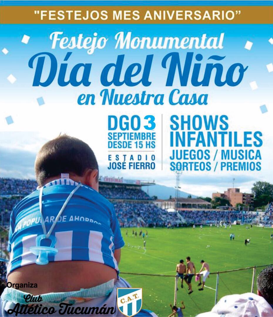 ATOficial's tweet photo. El próximo domingo 3 de septiembre festejaremos el Día del Niño en nuestra casa. Pronto brindaremos más detalles. https://t.co/3BcB0UHM4R