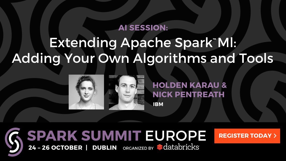 holdenkarau's tweet image. ❤️@ApacheSpark want to visit Dublin? Come join me, @MLnick &amp;amp; Boo @spark_summit EU end of October😀 spark-summit.org/eu-2017/