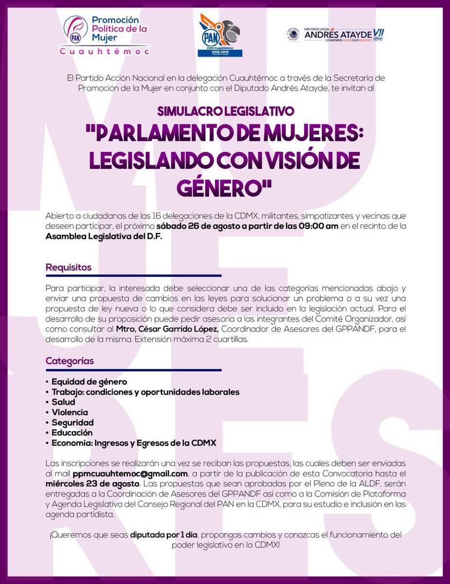 AnaJVillagran's tweet photo. Mañana recibiremos en @AsambleaDF a mujeres de toda la CDMX que vienen a proponer y construir propuesta de ciudad #conIdeas #conProyecto https://t.co/C23kaSsyDx