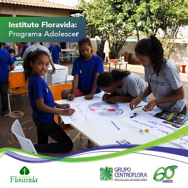 Centroflora's tweet photo. O programa auxilia no desenvolvimento dos adolescentes, em valores com foco na aprendizagem, emancipação e protagonismo. 
#GrupoCentroflora https://t.co/a6FDFLDsPz