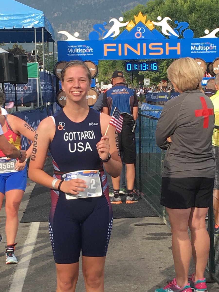 WWGirlsSoccer's tweet photo. Representing 🇺🇸 &amp; Westwood-senior  @clairegottardi competes in Canada @the Aquathlon World Championships @coach_awood @WWarriorNation 👌🏻👏🏻 https://t.co/JIatmtlT33