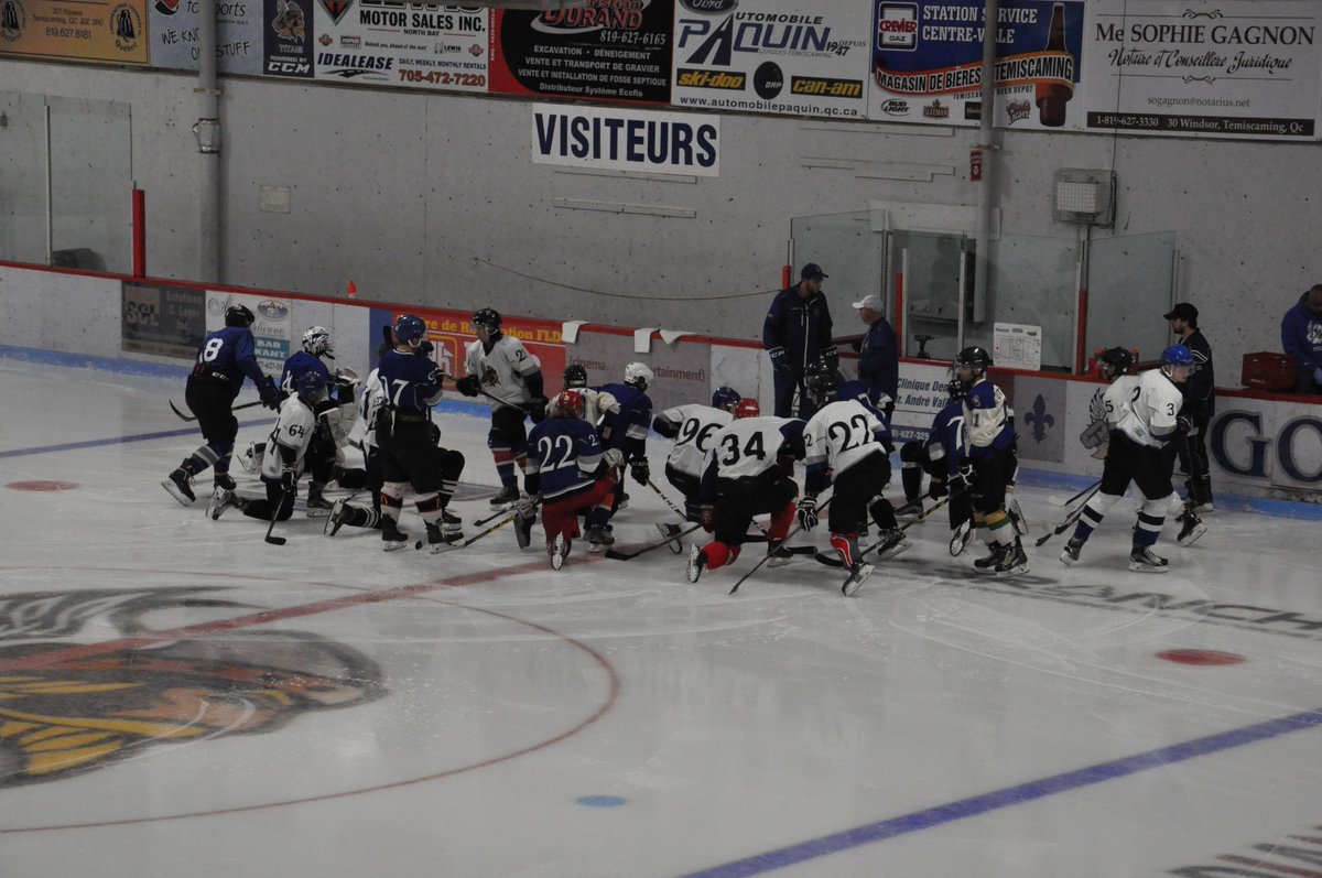 Titanshockey's tweet photo. Titans put through their paces on night 1 of camp, HC William Bendi &amp; assistants Justin Roy and Bryn Roberts. Not a puck in sight tonight https://t.co/Pr4x07kYFx