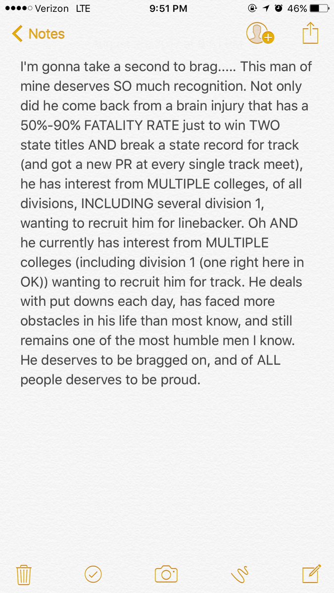 becccalynnn00's tweet photo. Take a second to read this if you don't mind... He makes me so proud. ❤️😭 https://t.co/giE4xWrb0u